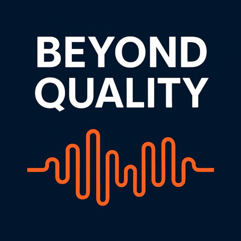Logo of the Beyond Quality podcast